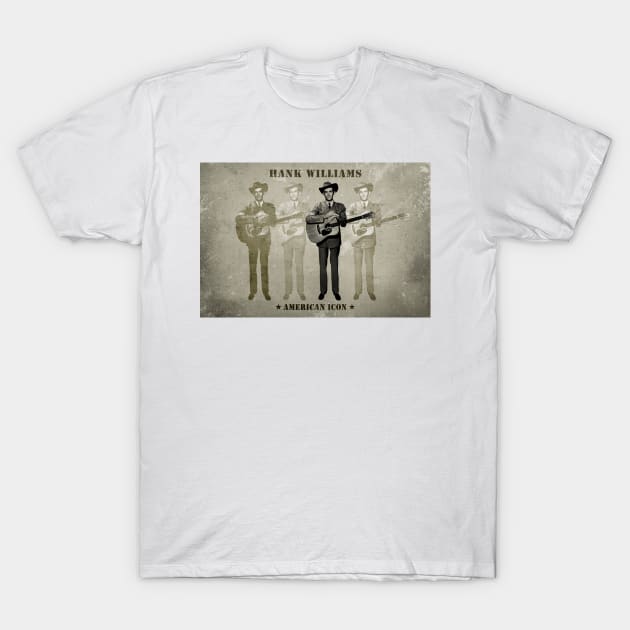 Hank Williams T-Shirt by PLAYDIGITAL2020